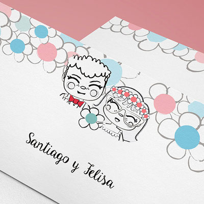 Wedding stationary The Minittus customized