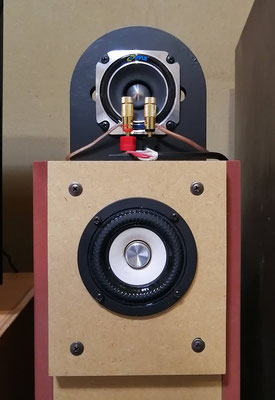 8cm W3-2141で 40Hz まで再生するバックロードホーン - nobi-nobita