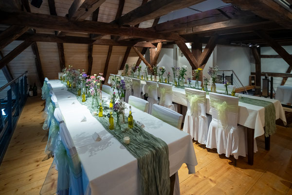Hochzeit Feiern in der Kelter in Notzingen mit bis zu 85 Personen und Gastgarten
