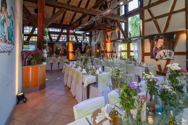 Hochzeit Feiern in der Kelter in Notzingen mit bis zu 85 Personen und Gastgarten