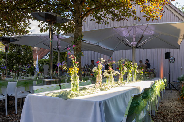 Hochzeit Feiern in der Kelter in Notzingen mit bis zu 85 Personen und Gastgarten