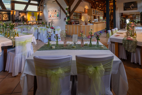 Hochzeit Feiern in der Kelter in Notzingen mit bis zu 85 Personen und Gastgarten