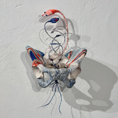 "La réparation" - 40x24cm
