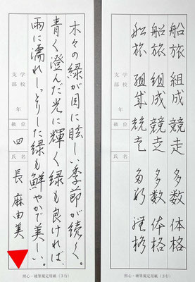 インク量が絶妙で大変美しい。コツをつかまれていますね。さすがです！