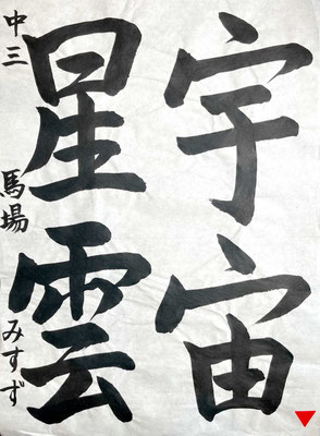 さすがの書きぶりで堂々たるもの！素晴らしい