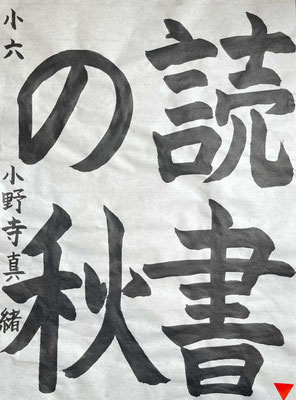 横画の入りも素晴らしく堂々した作品で見事です！