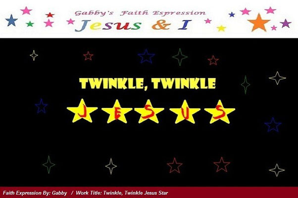 Twinkle, Twinkle Jesus Star
