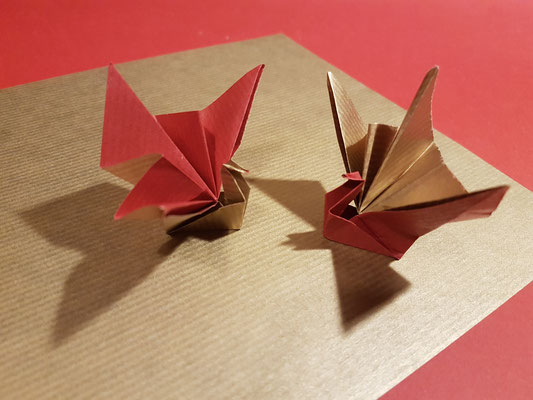 Animation origami japonais 