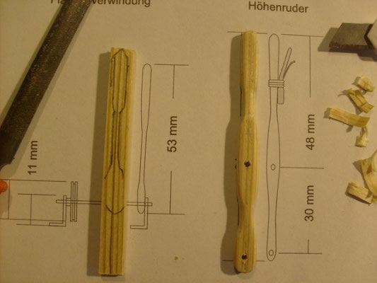 Herstellung der Hebel