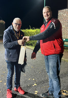 Gratulation an Werner für Platz 3