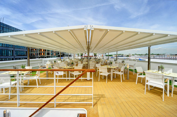 Terrassenüberdachung große Terrasse