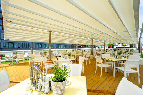 Behang Terrassenfaltdach regensicher