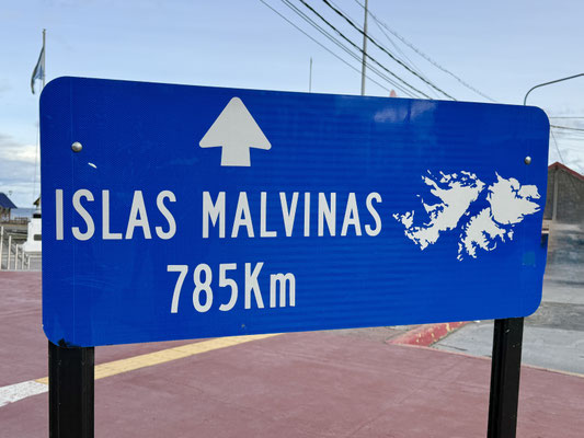 So weit weg sind die Falklandinseln