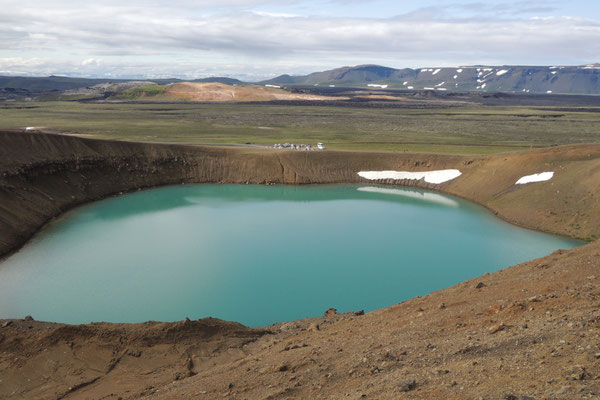 Im Gebiet des Vulkans Leirhnjukur beim Myvatn See