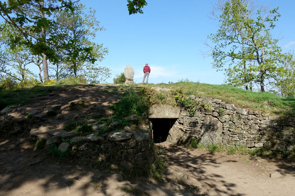 ...geht es zum Dolmen von Kercado