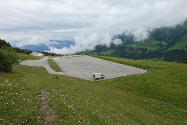 Nachtplatz auf dem Gurnigelpass