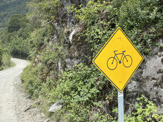 Immer aufgepasst auf die Velofahrer