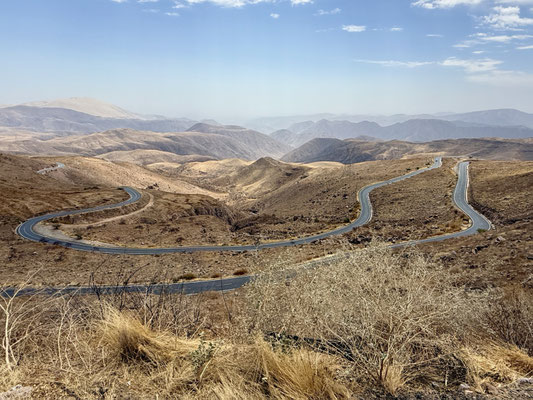Es geht abwärts nach Nasca