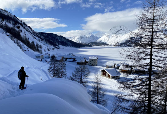 Über Isola geht es retour nach Maloja