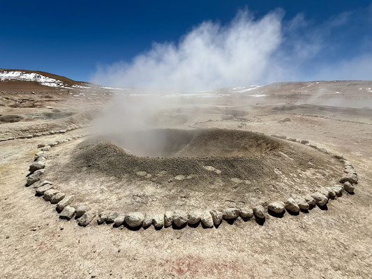 Bei den Geysiren "Sol de manana"