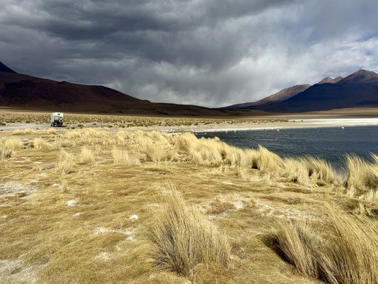 Wolken bei der Laguna Canapa