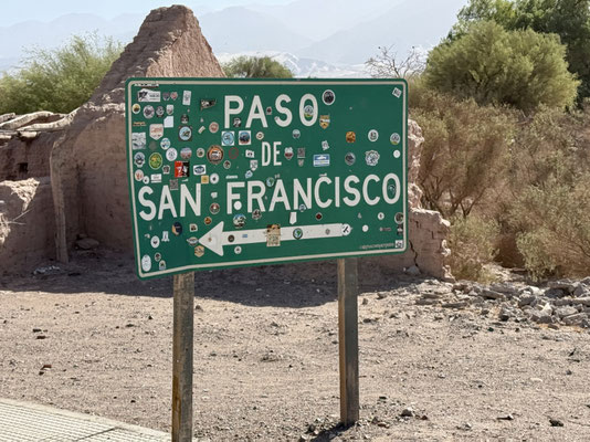 Wir fahren ein Stück Richtung Pass San Francisco