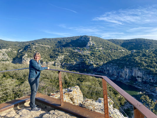 In der schönen Ardècheschlucht