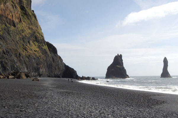 ...am schwarzen Strand bei Vik