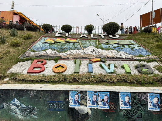 Wir sind in El Alto