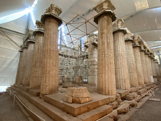 ...der Apollon-Tempel bei Bassae