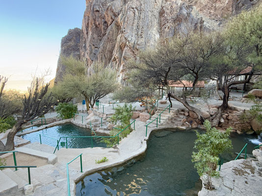 Die sehr schöne Therme von Fiambala