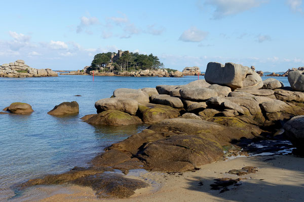 Die Ile de Costaérès mit dem Schloss