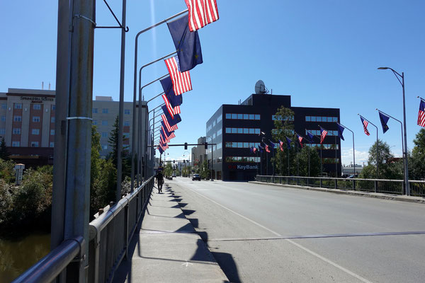 Stadtbummel in Fairbanks