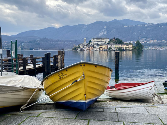 Am Lago Orta in Italien