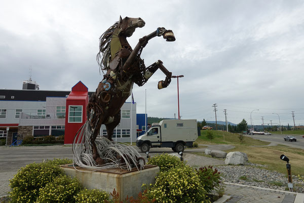 In Whitehorse steht das eiserne Pferd