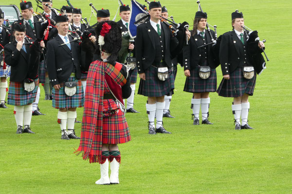 Musikalischer Auftakt an den Highland-Games in Inverness