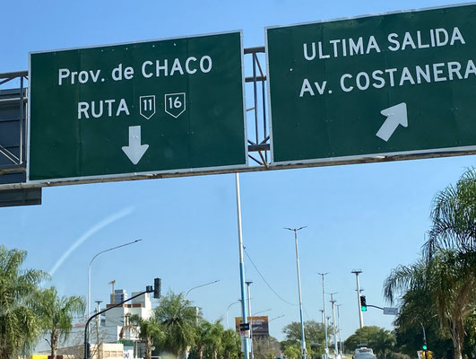 Einige hundert Kilometer sind es durch den grossen Chaco... 