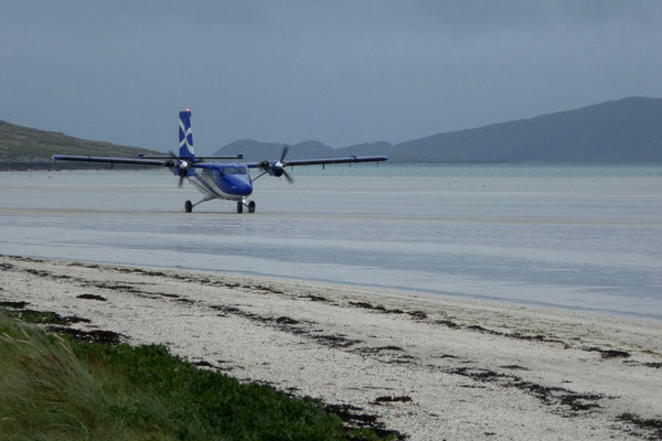 Bei Ebbe landen die kleinen Flieger in der grossen Bucht, wow!