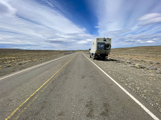 Und weiter geht's durch die Pampa, die Ruta 40 ist einmal so...