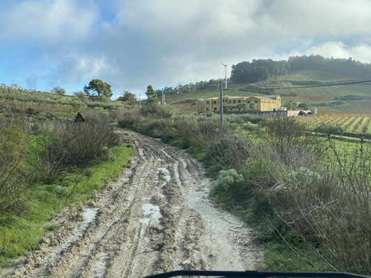 Nebenstrasse im Hinterland