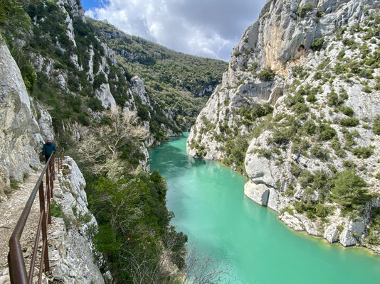 Wanderung entlang der türkisfarbenen Verdon