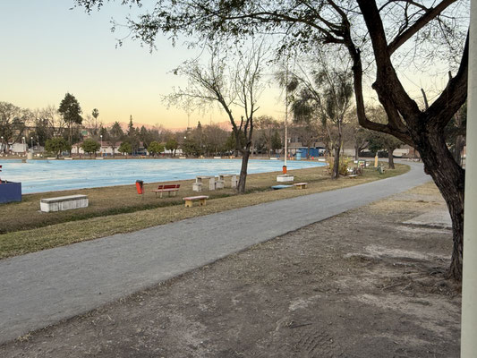Camping beim "Balneario" in Salta