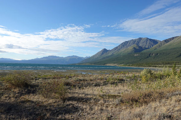 Der schöne Kluane-Lake