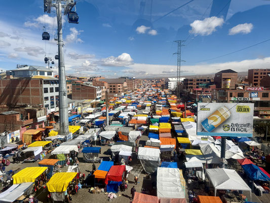 Riesiger Märt in El Alto
