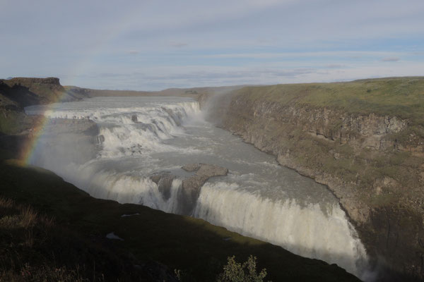 Gullfoss - der goldene Wasserfall