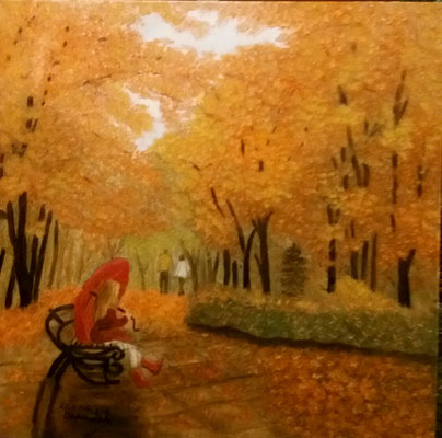 ARMONIA  D'AUTUNNO/2018    OLIO SU TELA  60x60