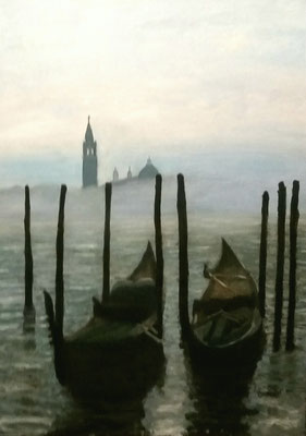 ALBA A VENEZIA/2021  OLIO SU TELA  50x70