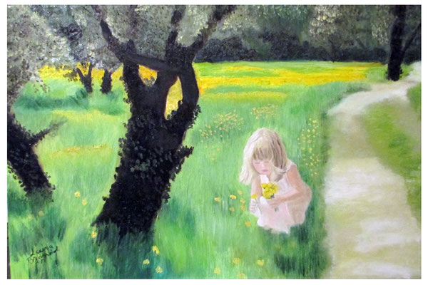 PRIMAVERA  /2013       - OLIO SU TELA 50x70  - non piu' disponibile