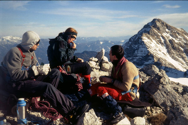 Im Winter auf der Prielüberschreitung