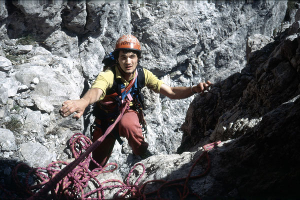 Werenfrid 1991 in der Schiara/Dolomiten